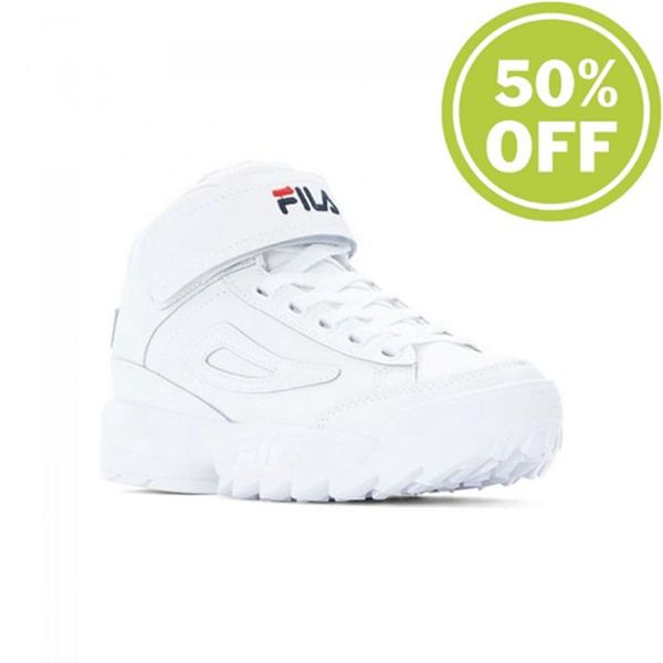 Zapatillas Fila Mujer Blancas - D2 Disruptor Mid Wmn - España 871506XOE